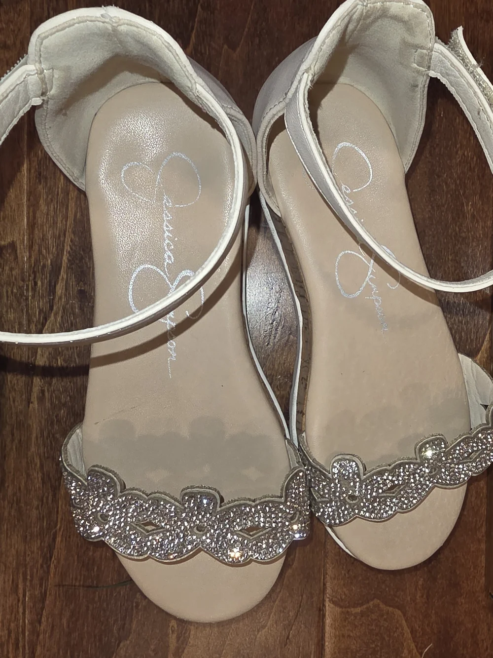 6 Girls Sandals & Dress Shoes Bundle Jessica Simpson Ty Stelle Bluey Sz 1/.5 EUC